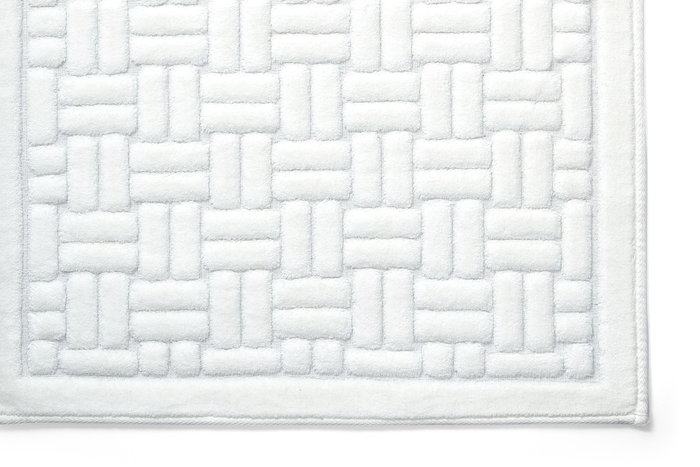 Mijölnir Juego de alfombrillas de baño de algodón en crema (2 piezas)
